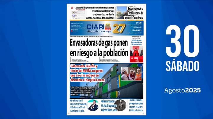 Edición Impresa | Sábado 30 08 2025