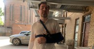 Man with 'world's biggest willy' breaks arm in shower as huge todger 'got in the way'