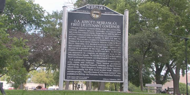 Hall County Historical Society honors Nebraska’s first Lieutenant Governor