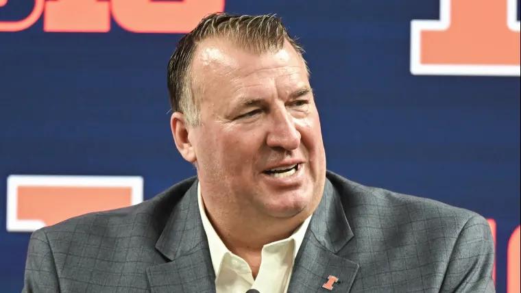 Bret Bielema's Illini begin season with in-state opponent on Friday