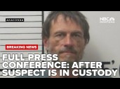 FULL PRESS CONFERENCE: Anaconda mass shooting suspect in custody