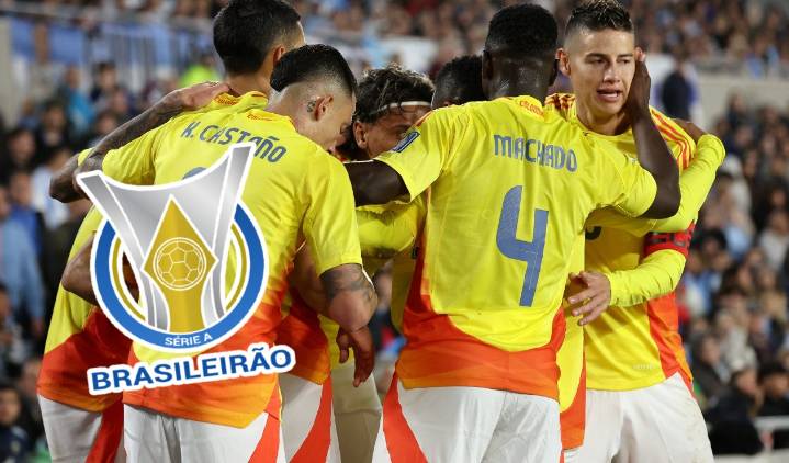 Los 8 colombianos de selección que jugarán en el Brasileirao