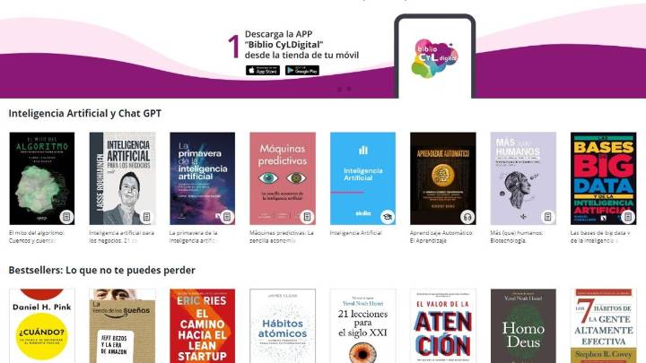 Biblio CyL Digital supera los 9.700 usuarios con una amplia oferta de aprendizaje y entretenimiento digital