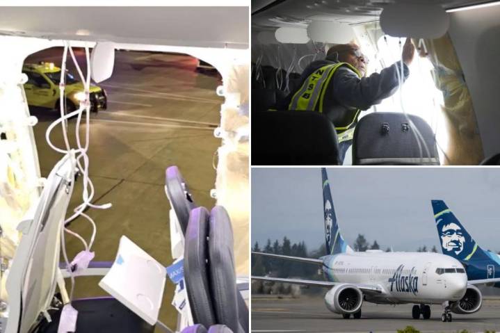 Alaska Airlines flight attendants sue Boeing for mid