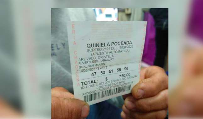 Es herrero y ganó un pozo de $110 millones en la Poceada Chaqueña