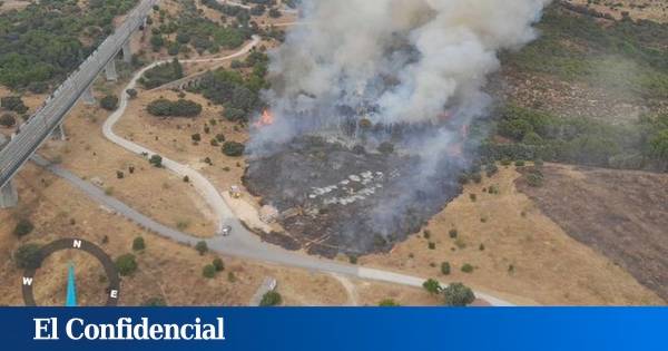 Las espectaculares imágenes del incendio de Colmenar Viejo: muy cerca de la zona donde se declaró el fuego en Tres Cantos