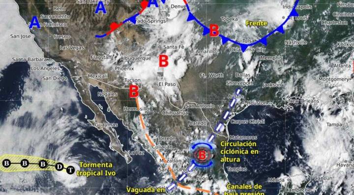 Clima en México hoy 11 de agosto de 2025: Continuarán las lluvias fuertes y tormentas eléctricas