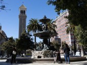 Dan inicio a restauración de la pileta de plaza Victoria: proceso continuará con la fuente Neptuno de la plaza Aníbal Pinto en Valparaíso
