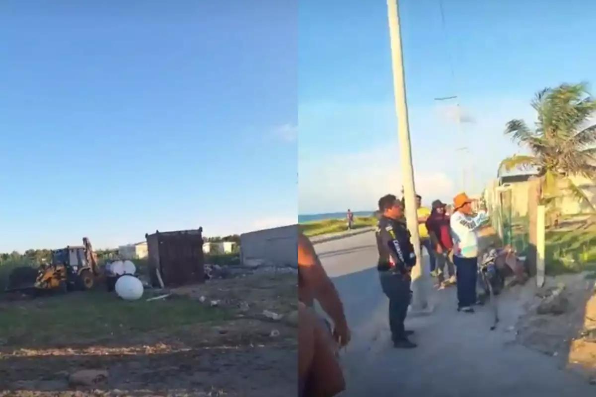 Propietarios denuncian presunto desalojo ilegal por el Ayuntamiento en Ciudad de Carmen
