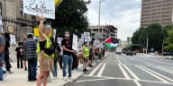 Protesters speak out against Gov. Kemp, President Trump’s use of National Guard