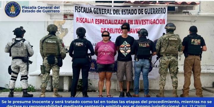 Detienen a dos personas presuntamente ligadas al CJNG implicadas en el ataque armado al Ministerio Público de Acapulco