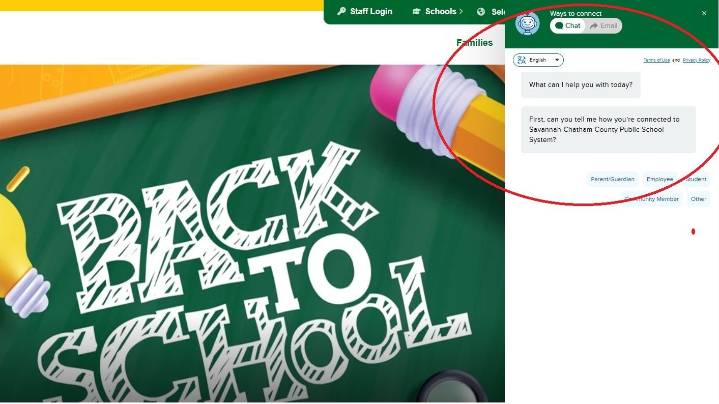 SCCPSS launches new AI chatbot for website called Let's Talk