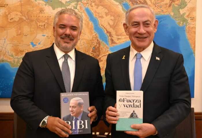Expresidente Duque se reunió con el primer ministro israelí Benjamín Netanyahu