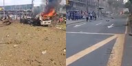En video: así fue el atentado contra la base militar Marco Fidel Suárez Cali que dejó varias víctimas mortales