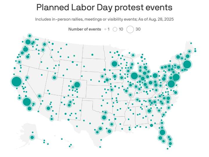 What to know about "Workers Over Billionaires" protests on Labor Day