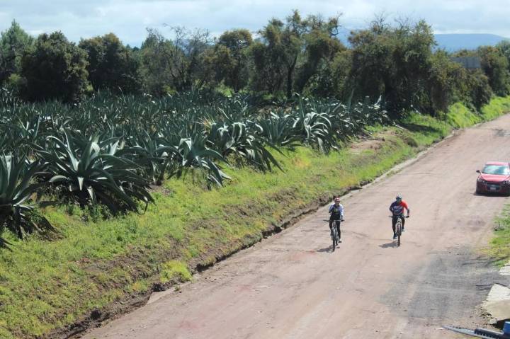 Participaron 100 ciclistas en “Biciteando por Tlaxcala” en el circuito del Maguey en Nanacamilpa