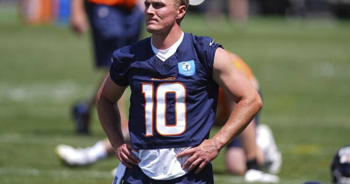 Denver Broncos QB Box Nix starts YouTube channel