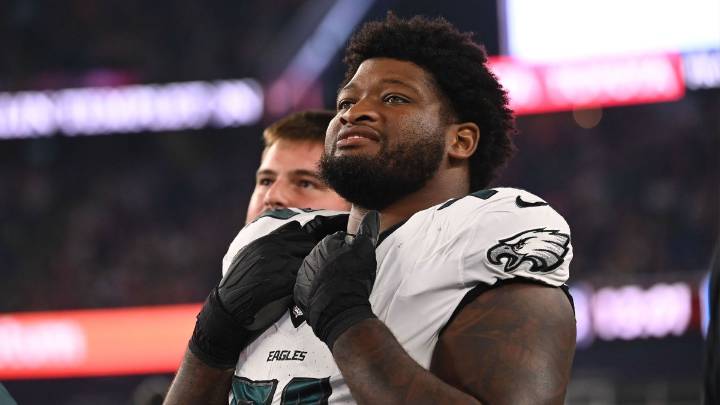 Eagles’ Fred Johnson explains emotions returning to Philadelphia