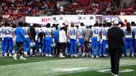 Lions preseason game halted after Morice Norris injured
