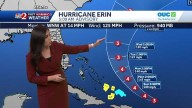 Hurricane Erin still a formidable Category 3, NHC says
