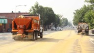 Truck Spills Schmaunt Fat All Over Memphis Highway