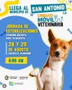 Unidad Móvil Veterinaria llega a San Antonio, Dolores y Alpujarra