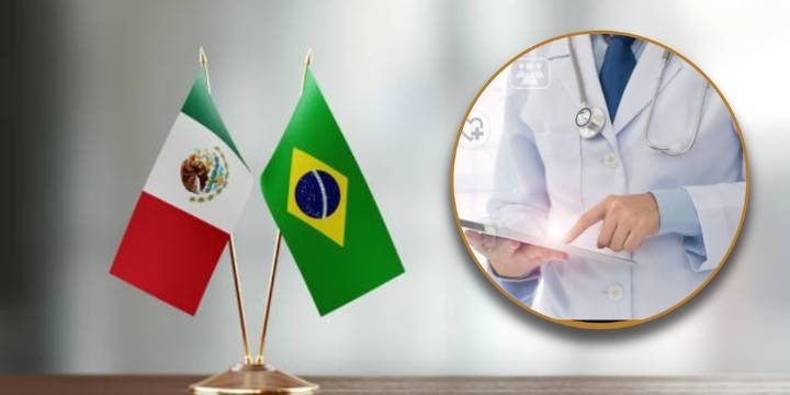 México y Brasil establecen acuerdos para colaborar en materia de salud
