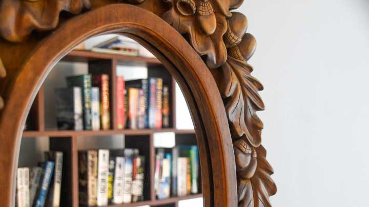 Reuse A Vintage Mirror Frame To Make A One-Of