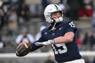 Quarterback Drew Allar is comfortable, trimmer and set for his final year at Penn State