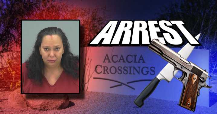 Neighbor 'shocked' after woman charged in armed, near