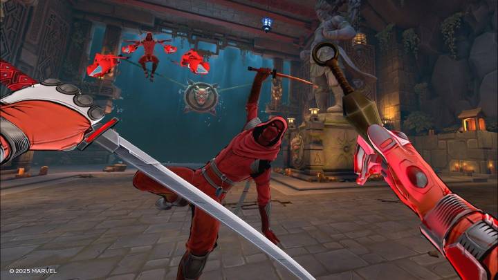 Deadpool VR offers chaotic fighting with silly jokes