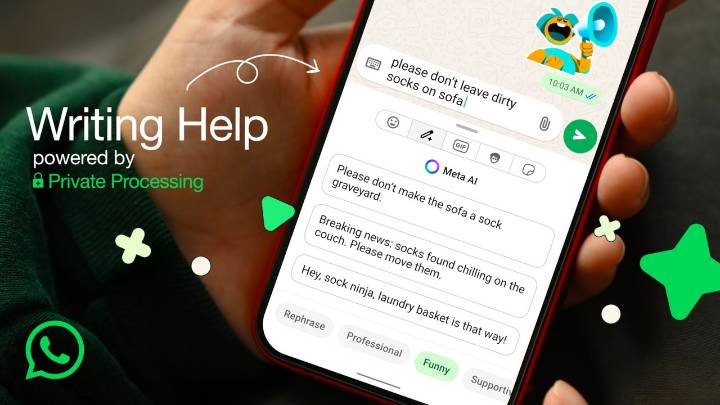 Lo nuevo de WhatsApp te ayuda a escribir mensajes gracias a la IA