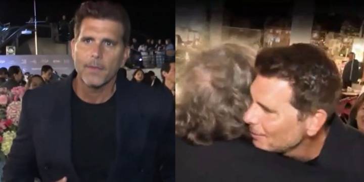 Christian Meier reaccionó incómodo cuando le preguntaron sobre el papá de Alondra García Miró