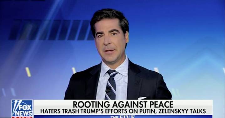 Fox News’ Jesse Watters Admits He Loves Trump Because He’s Like a Child