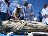 Histórico hallazgo en Egipto: encontraron una ciudad sumergida y estatuas de 2000 años de antigüedad