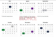 Tres meses sin feriados en días hábiles: cuándo será el próximo fin de semana largo