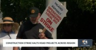 Spokane construction projects grind to a halt amid union strike