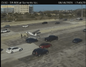 Small plane makes emergency landing on San Diego highway