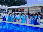 Entregan bandas a 19 candidatas al Miss Teen Universo Venezuela.