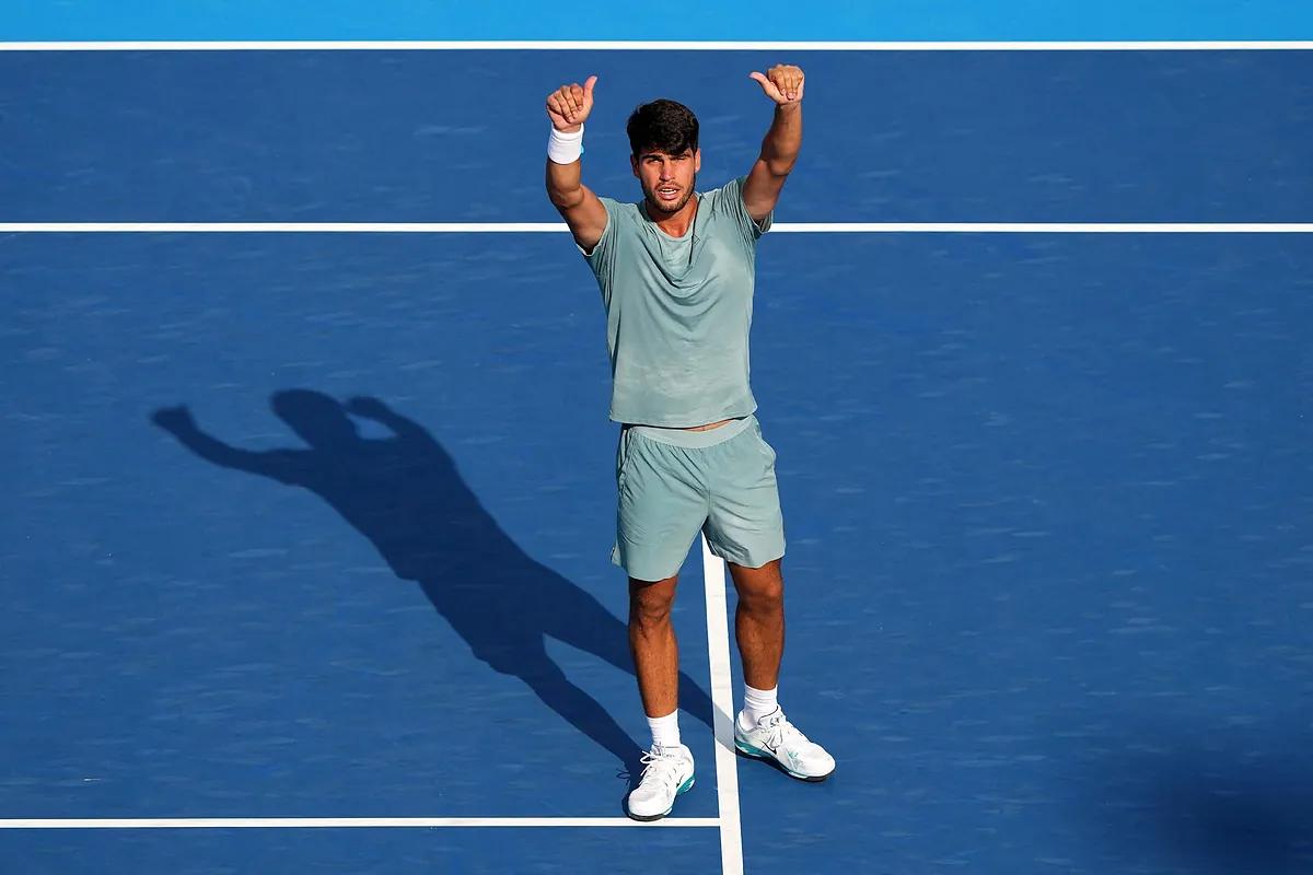 Alcaraz vence con dificultades a Rublev y se cuela en semifinales de Cincinnati