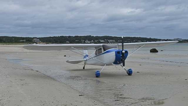 Plane makes emergency landing on Cape Cod beach