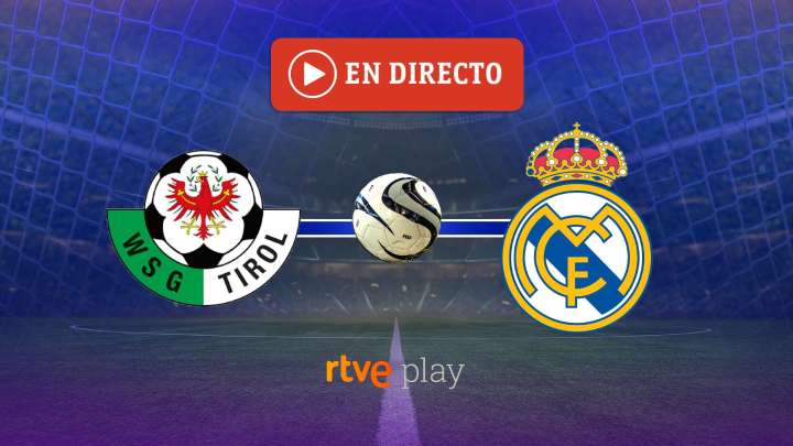 WSG Tirol - Real Madrid, en directo el último amistoso de pretemporada