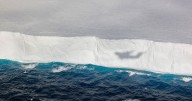 Terrifying update on world's largest iceberg now visible from space
