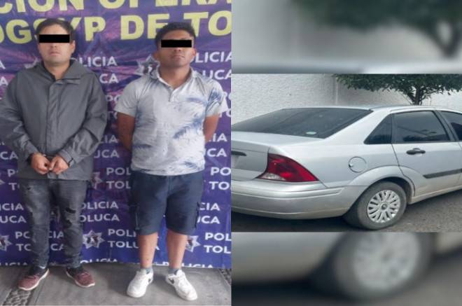 Operativo en #Toluca asegura ocho vehículos robados y arresta a siete personas