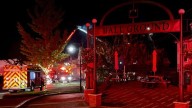 Historic Cherokee County building catches fire