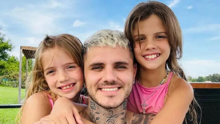 Mauro Icardi regresó a redes con un mensaje explosivo y conmovedor: "Falta menos, mis princesas"