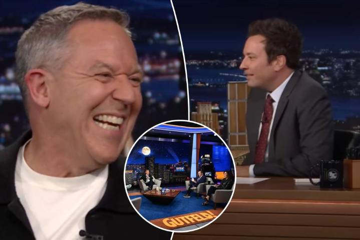 Greg Gutfeld shares how he first met Jimmy Fallon during 'Tonight Show' appearance: 'We were wasted'