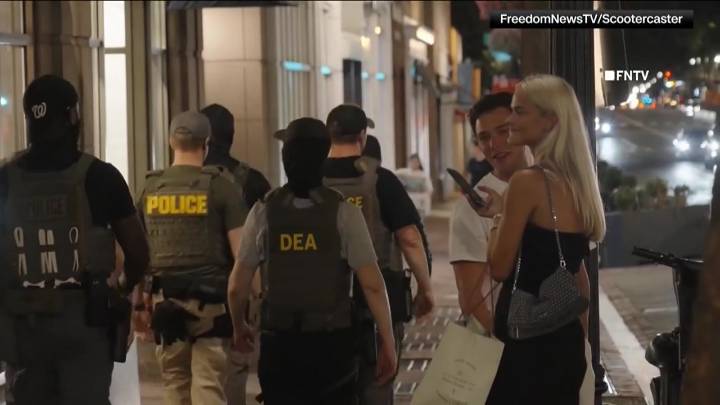 DC residents protest as White House says federal agents will be on patrol 24/7