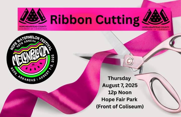 Watermelon Festival Ribbon cutting this morning