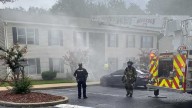 Fire burns at Anderson apartment complex
